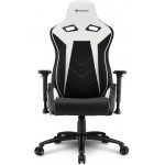 Игровое кресло Sharkoon Elbrus 3 Black\/White