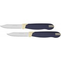 Набор ножей для овощей Tramontina Multicolor 7.5 см, 2 шт (23528/213)
