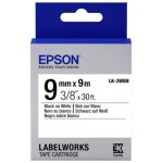 Лента для печати этикеток Epson Tape Standard Black/White 9/9 (C53S653003)