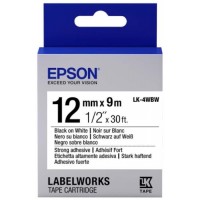 Лента для печати этикеток Epson Tape Standard Black/White 12/9 (C53S654016)