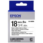 Лента для печати этикеток Epson Tape Standard Black/White 18/9 (C53S655012)