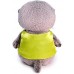Мягкая игрушка BUDIBASA "Кот Басик Baby", 20 см, в клетчатом жилете (BB-056)