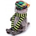 Мягкая игрушка BUDIBASA "Кот Басик", 22 см, в разноцветной кепке (Ks22-115)