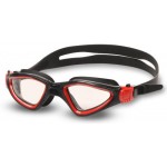 Очки для плавания Indigo Snail, черно-красные (S2937F)