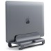 Алюминиевая подставка для ноутбука Satechi для вертикальной установки ноутбуков Space Gray (ST-ALVLSM)