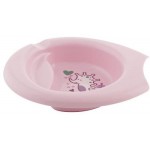 Тарелка детская Chicco Easy Feeding, 6+, розовая (340624045) (00016001100000)