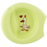 Тарелка детская Chicco Easy Feeding, 6+, зеленая (340728180) (00016001200000)