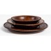 Набор тарелок из натурального кедра MAGISTRO 3 шт, шоколадный (5054018)