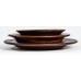Набор тарелок из натурального кедра MAGISTRO 3 шт, шоколадный (5054018)