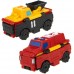 Игрушка-автовывернушка 1toy "Transcar 2 в 1: Погрузчик/Пожарная машина" (Т18286)