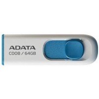 USB-флешка ADATA Classic C008 64Gb White/Blue (AC008-64G-RWE)