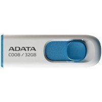 USB-флешка ADATA Classic C008 32Gb White/Blue (AC008-32G-RWE)