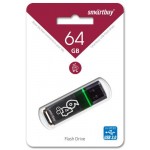 USB флешка Smartbuy Glossy Series 64GB, Grey (SB64GBGS-DG)