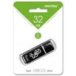 USB флешка Smartbuy Glossy Series 32GB, Black (SB32GBGS-K)