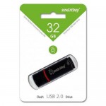 USB флешка Smartbuy Crown 32GB, Black (SB32GBCRW-K)