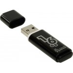 USB флешка Smartbuy Glossy Series 16GB, Black (SB16GBGS-K)