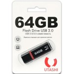 USB-флешка Utashi Flash Drive 64GB Haya Black (UT64GBHYB)