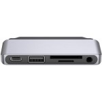 Адаптер Red Line 5 в 1 Multiport Type-C для iPad Pro Silver (УТ000018774)
