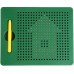 Магнитный планшет ЭВРИКИ "Магнитное рисование", 380 отверстий, зеленый (4847286)