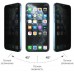 Защитное стекло с рамкой 2.5D Deppa Privacy Full Glue для iPhone 12 mini, черная рамка (62706)